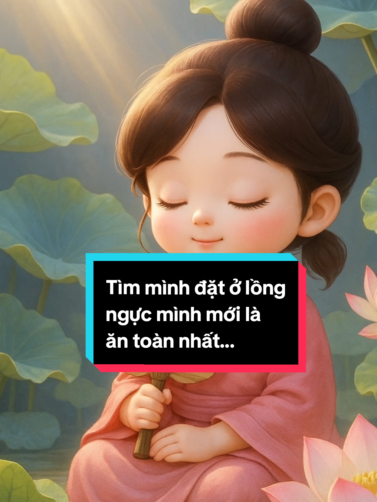 Tìm mình đặt ở lồng ngực mình mới là ăn toàn nhất...#cuocsong #tichcuc #viral #fyp #vuivemoingay❤ 