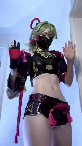 mask or without mask? #kukishinobu #genshin #genshinimpactcosplay #kukishinobucosplay #hoyoverse #genshintok 