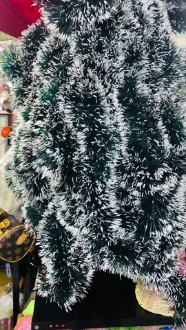 Phụ kiện trang trí noel dây thông, dây đuôi chồn giả dài 2 mét, trang trí giáng sinh, Noel