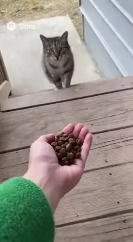 ご飯ほしい猫🐈#AI #cat #猫 #ねこ #猫好きさんと繋がりたい 
