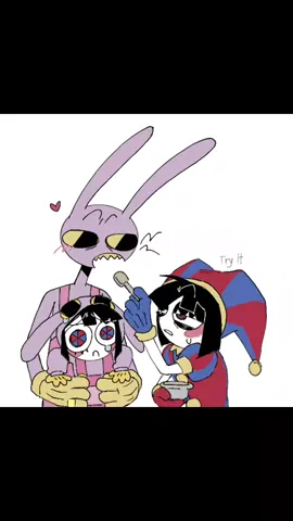 Jax pls don't ever let ur wife cook again..😔 (Idea inspired by gooseworx's comment that Pomni is the worst cook among all the ppl in the circus! I love how she's canonically bad at cooking😭) #funnybunny #pomni #jax #fyp #fyppppppppppppppppppppppp 