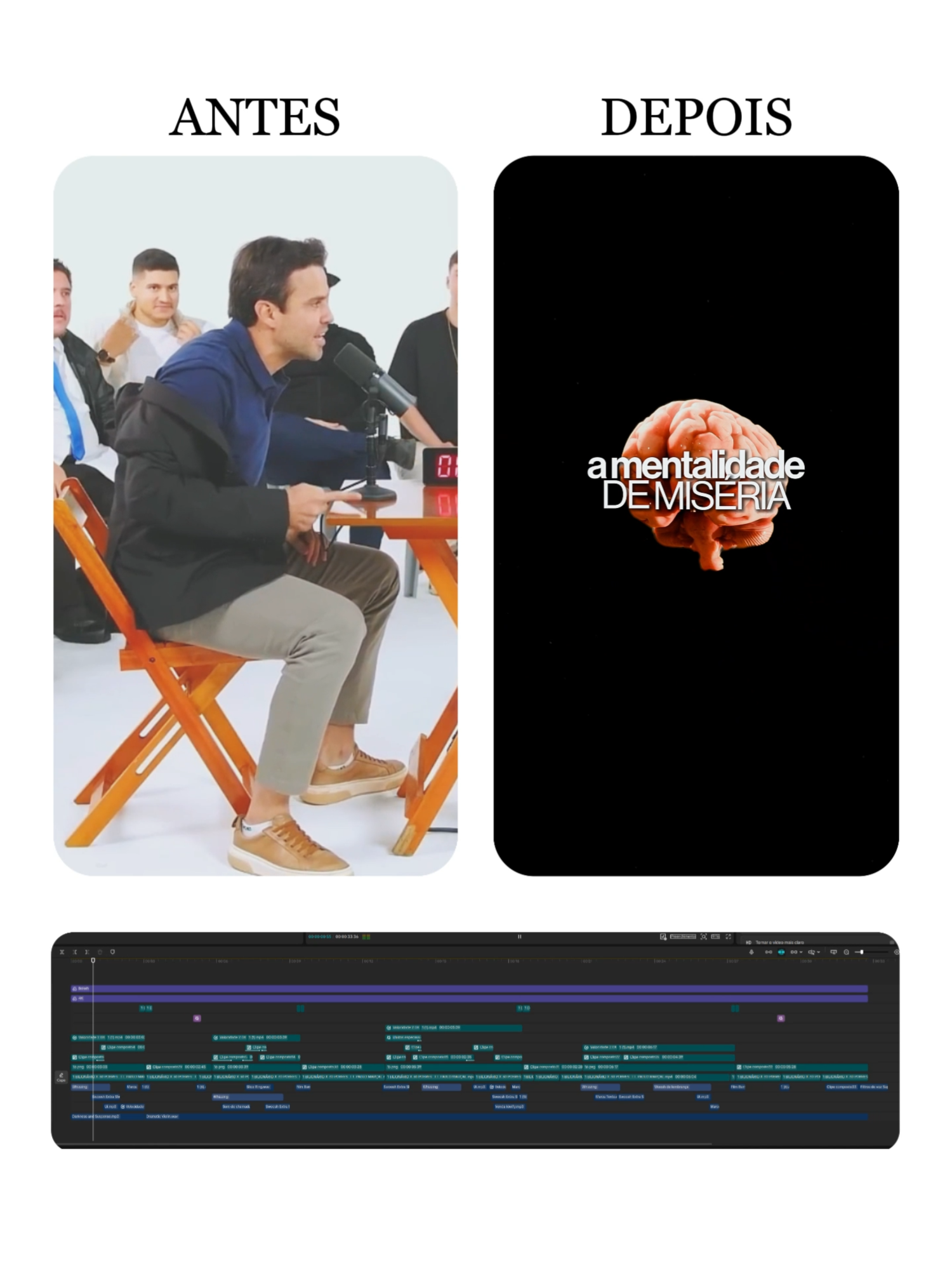 ⚡Quer edições que transformam seu conteúdo? Me chama e vamos elevar seus vídeos!💡 Créditos: @pablomarcal1 #ediçãodevídeo #TransformaçãoDeConteúdo #antesedepois #videoscriativos #EditorDeVídeo #EdiçãoDeVíde