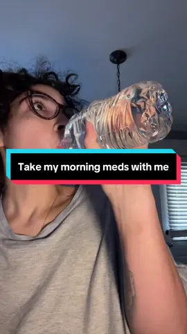 Take my morning meds with me chaos version in which I procrastinate too much and need to stop lol #bipolar #adhd #momtok #fyp