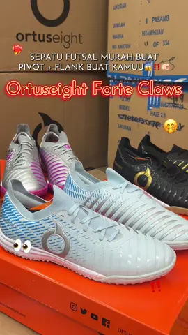 sepatu futsal murahh buat kamu yang lagi cari sepatu futsal buat pivot/flank🫵🏻😱🔥 #sneakerzonesby #fyp #sepatufutsal #ortuseight #forteclaws 