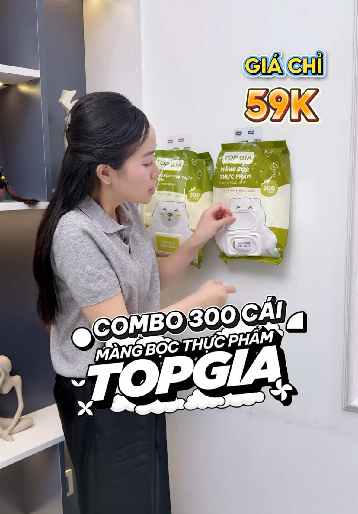 Mình tưởng ai cũng dùng cái màng bọc này chứ ta #topgia #topgiahn #mangbocthucpham #tienich #trending 