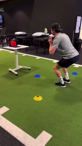 Stroop Task Training After Hip Arthroscopy 🧠➡️🏃‍♂️ . A great way to challenge both cognition and movement complexity during post-op rehab. . This drill forces the athlete to inhibit automatic responses and instead engage higher-level control to react to incongruent cues. . 🟥 Red background: move opposite the arrow 🟩 Green background: move in the same direction as the arrow . 👏 Awesome demo using the Stroop + Quick Feet drill inside the SwitchedOn app! . #stayswitchedon #cognitivemotortraining #rehab #rehabilitation #cognitivetraining 