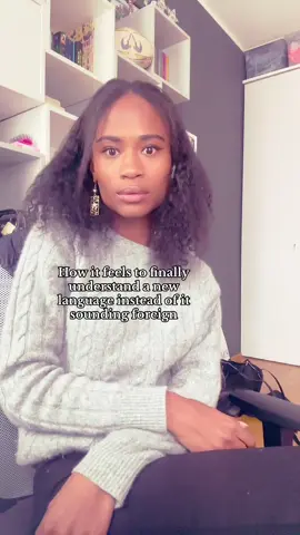 It’s like the feeling in math when you can finally solve the problems and have fun with it