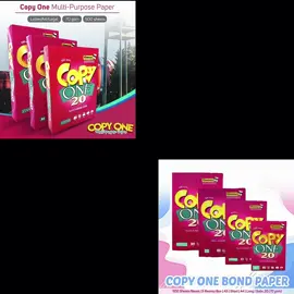 Copy One Bondpaper (long, short, A4) #bondpaper #70gsm #500sheets 