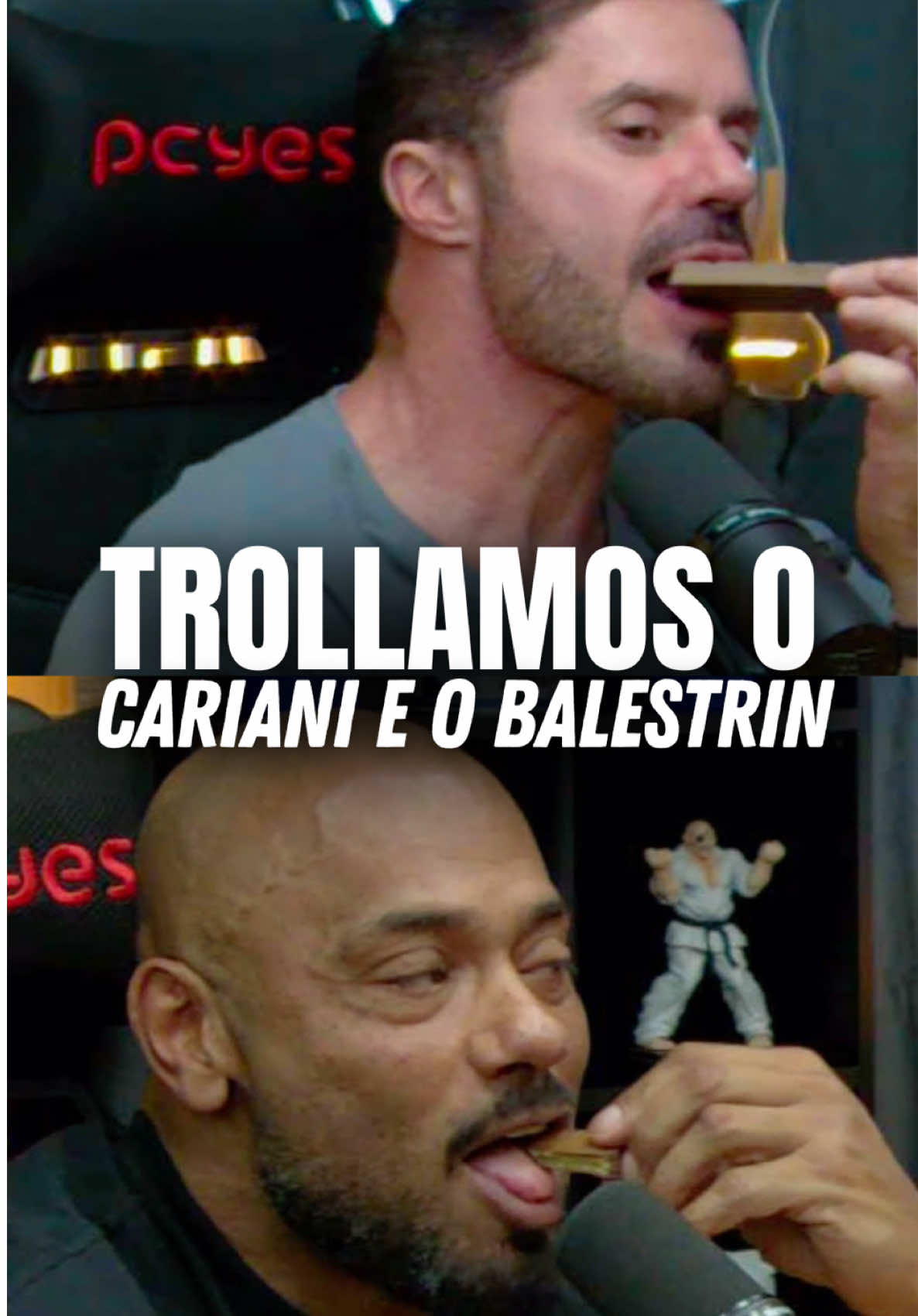 Fizemos o Cariani e o Balestrin saírem da dieta 😅