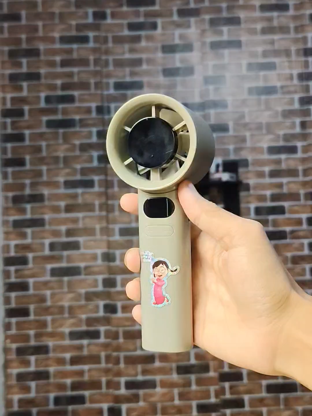 KINGLUCKY M11 KIPAS ANGIN MINI GENGGAM PORTABLE HIGH SPEED MINI FAN ADJUSTABLE SUPER STRONG WIN SMART LED DISPLAY #kipasanginportable #kipasangin #kipasmini #KIPASMURAH