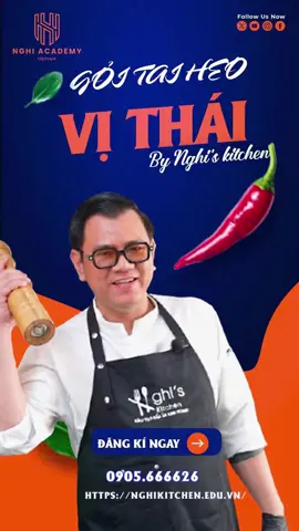 Gỏi tai heo vị Thái #Đầu_bếp_Quốc_Nghị 