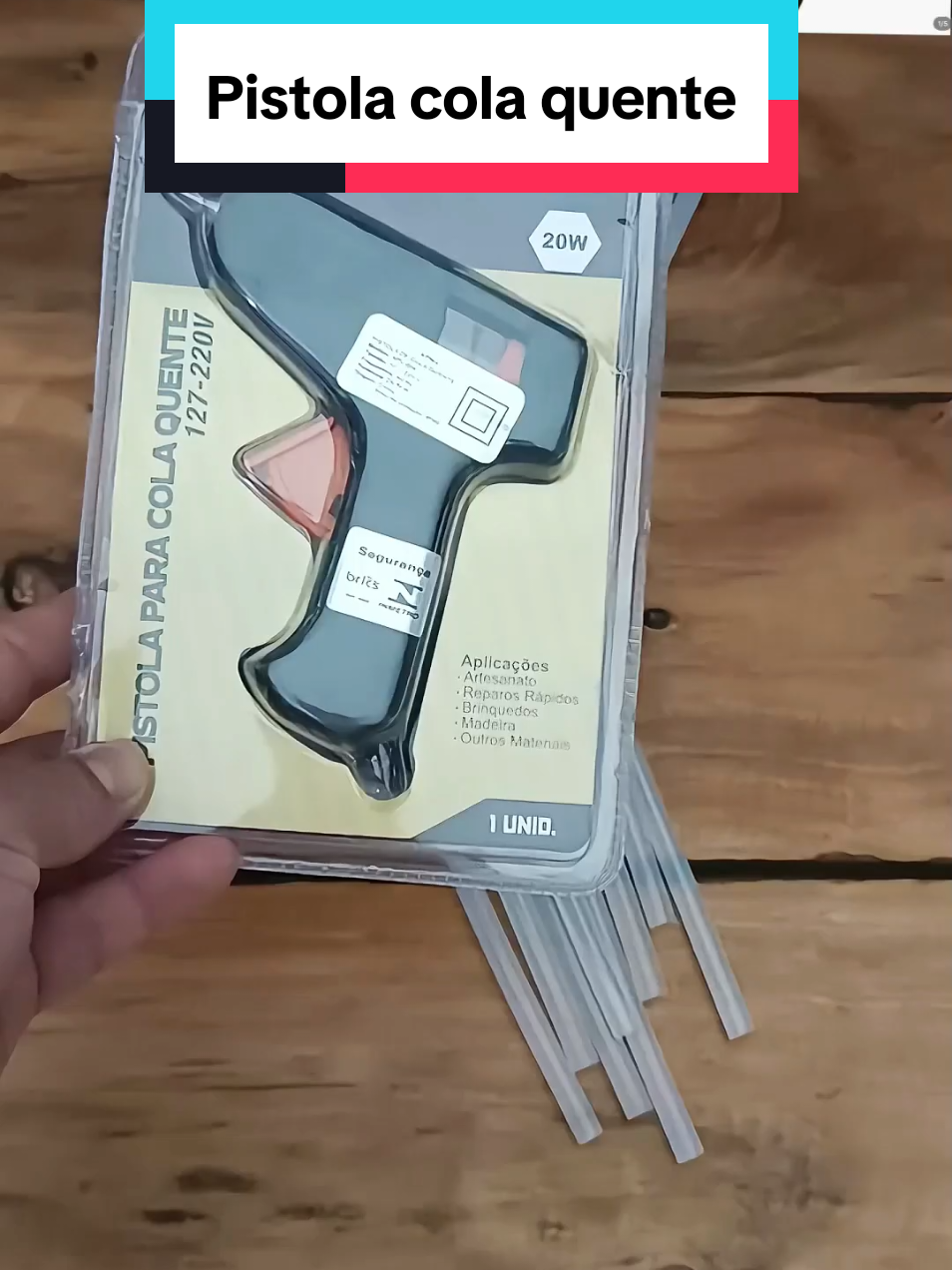 Pistola de cola quente! #tiktokshop #vendas #shop 