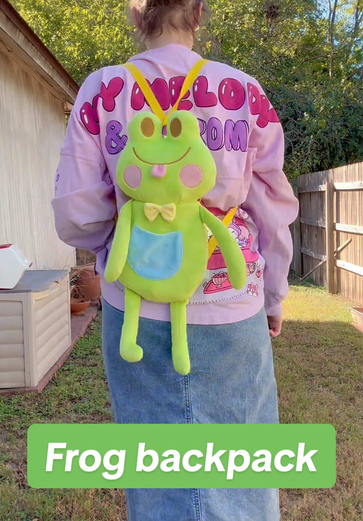 this is my frog two way bag if u even care 