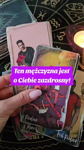 Ten mężczyzna jest o Ciebie zazdrosny! 😮🩷 #tarot #tarotreading #czytanieogólne #znakizodiaku #dlaciebie 