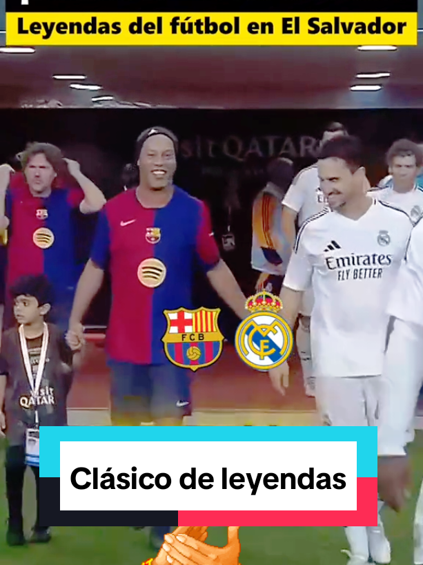 Se viene el clásico de leyendas en El Salvador este 8 de Noviembre 2025 #realmadrid #barcelona #leyendas #breakingnews #elsalvador 