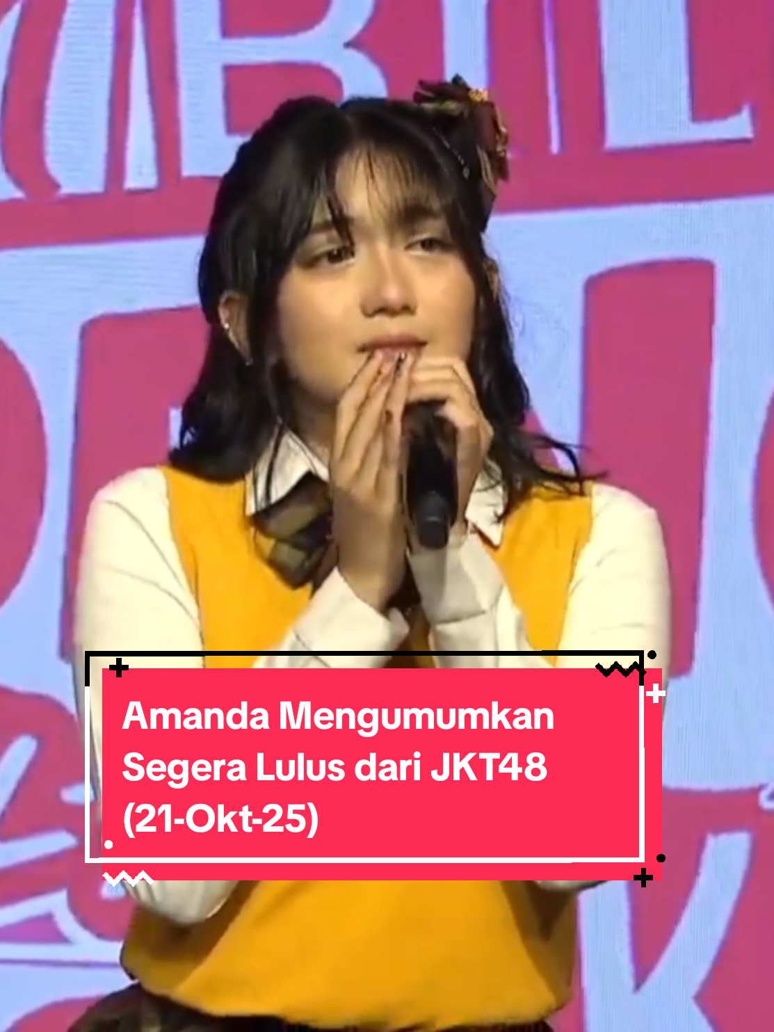 Amanda Mengumumkan Akan Segera Lulus Dari JKT48 - Show Sambil Menggandeng Erat Tanganku (21-Okt-25) #jkt48 #jkt48newera #tewotsunaginagarajkt48 #nobarjkt48 #mumuyannz 