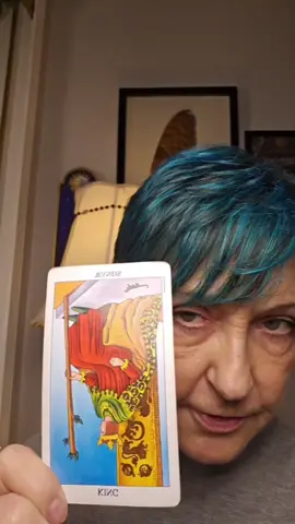 This card reversed teaches balance. rest doesn't weaken your fire - it refines it.  #Tarottalk #selfcaretarot Kingofwands reversed