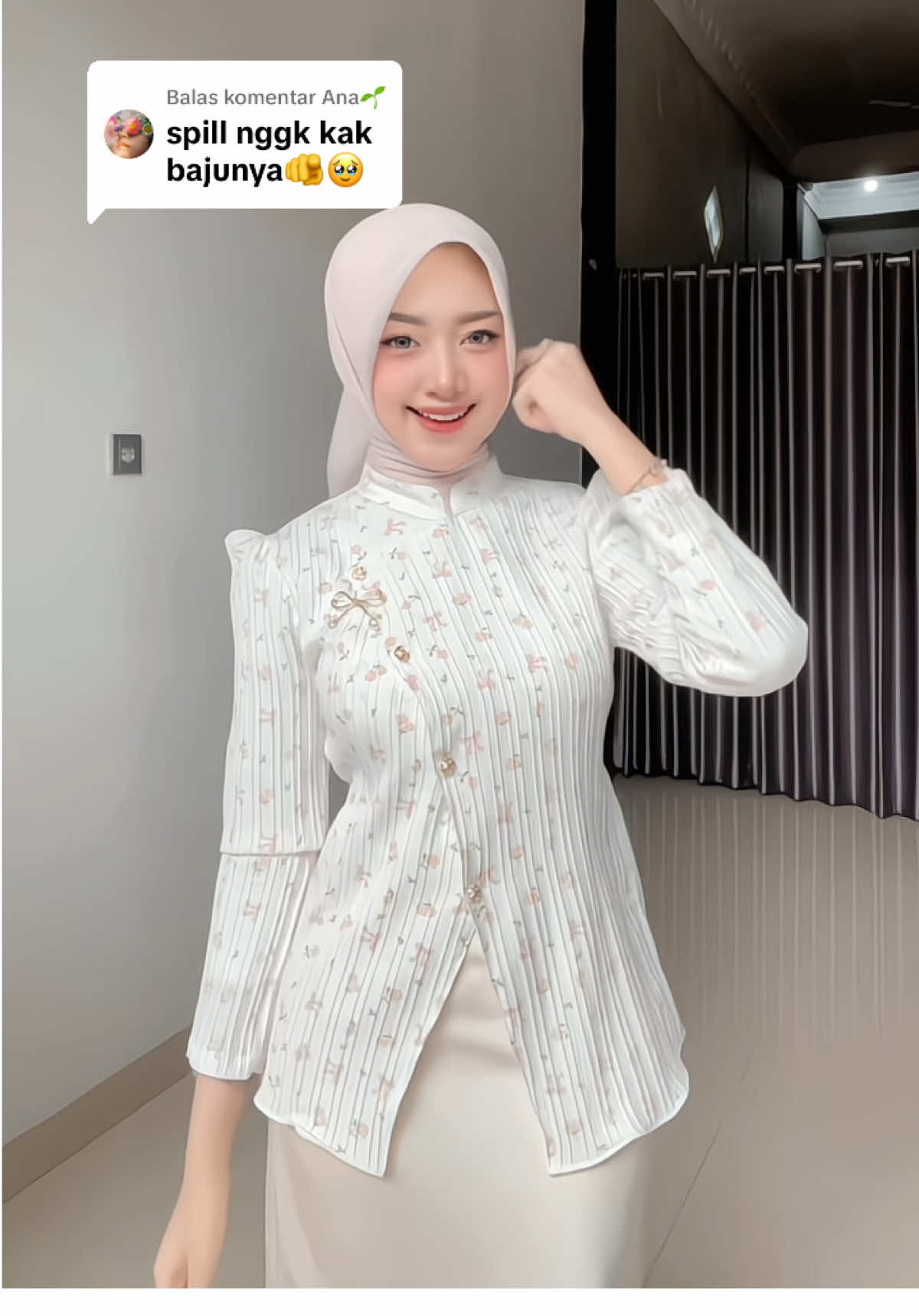 Membalas @Ana🌱 #OOTD #outfitinspo #kondanganoutfit #ootdkondangan #kebayakondangan 