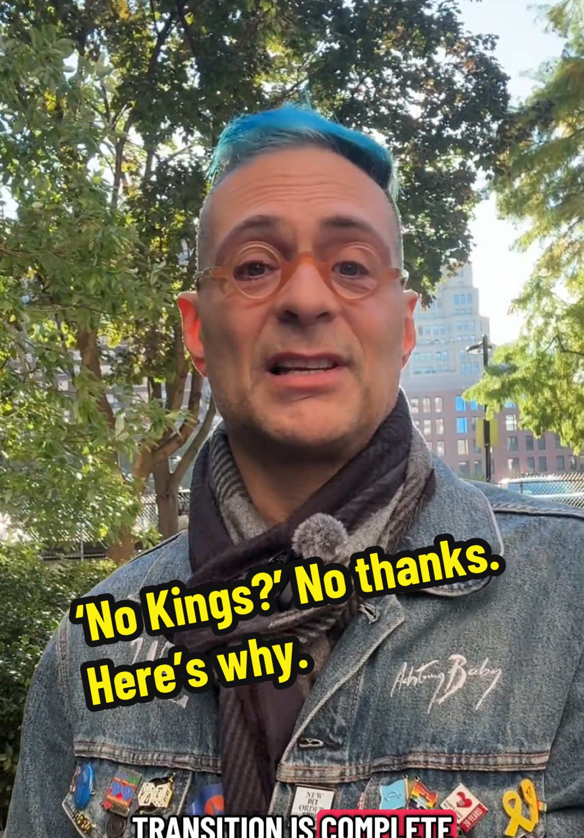 People kept asking if I went to the “No Kings” rally — as if it was some kind of moral litmus test. I didn’t. Because it’s not pro-democracy to try and remove a president who’s doing exactly what he campaigned on and won the popular vote to enact. You don’t have to like the outcome — but overturning it isn’t democratic. #NoKings #Trump #Democracy #politics #groupthink 