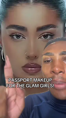 Yall want a pic reveal ?? #passportmakeup #passportphoto #passportphotomakeup #makeupfyp #grwmmakeup 