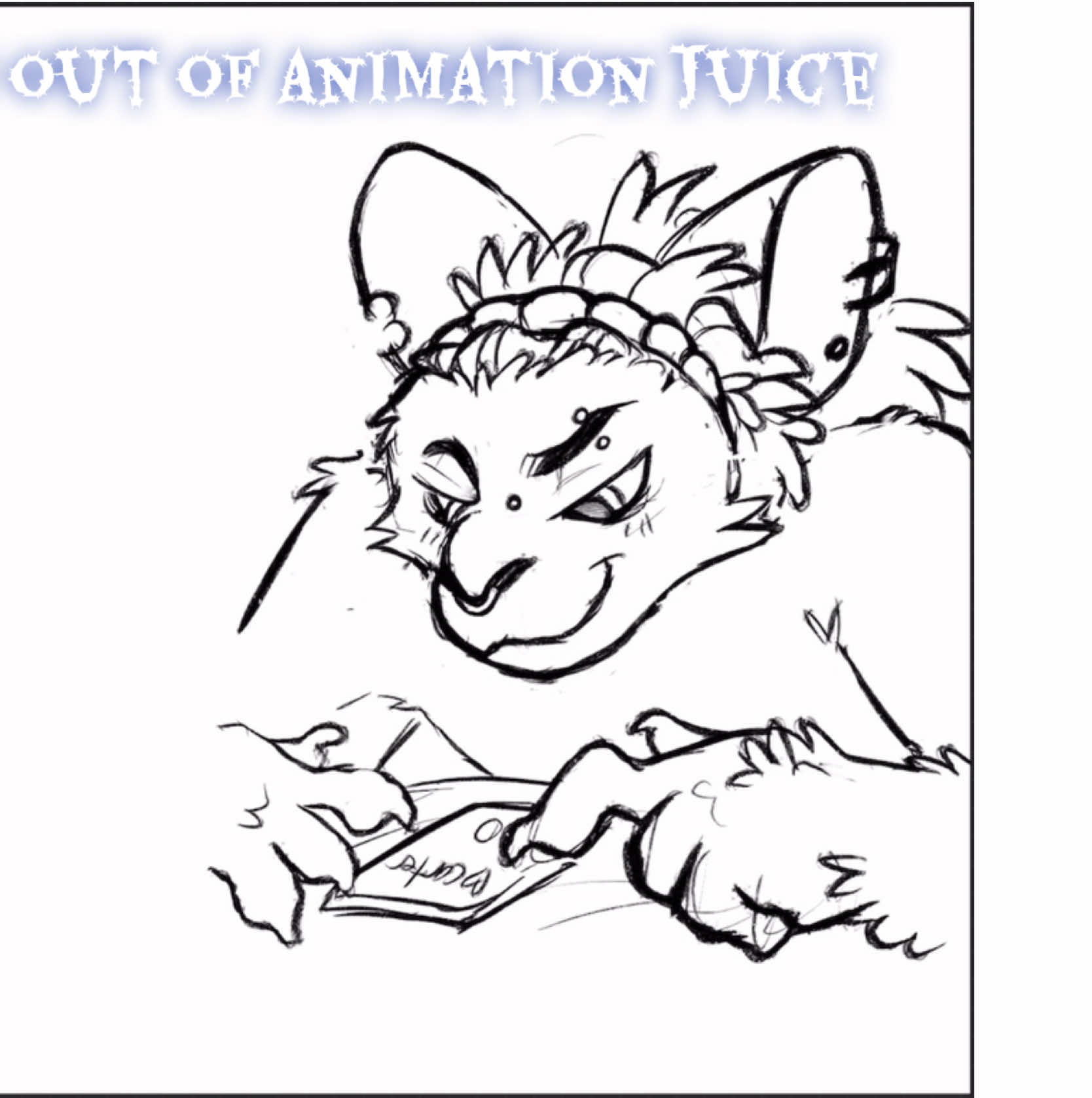 I had to separate this into three different canvases i ❤️ procreate anyways #originalcharacter #furryoc #animationmeme #fyp #animation 