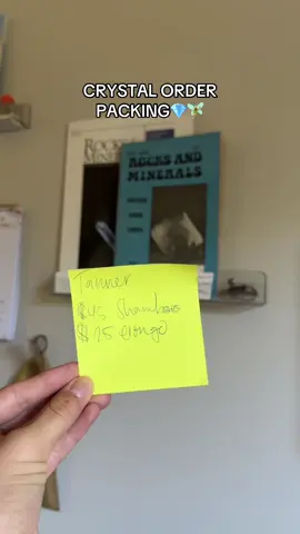 i love a good #orderpacking #crystaltok #gems #minerals #crystals 