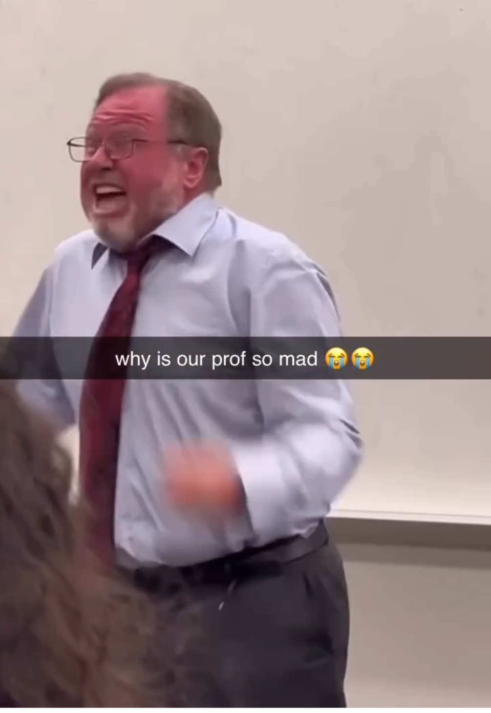 Class has to be down bad. 😭😭 (salem_notes/IG) #class #school #college #teacher #professor 