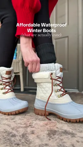 I love me some affordable fashion, especially when it’s practical fashion.  These are snow boots for women and they are such cute for winter.  These winter boots are waterproof boots… they are thermal lined boote, and they are such a cute addition to your winter style. ❤️ ##boots##tiktokshopblackfridaysale##tiktokshopcybermonday##winter