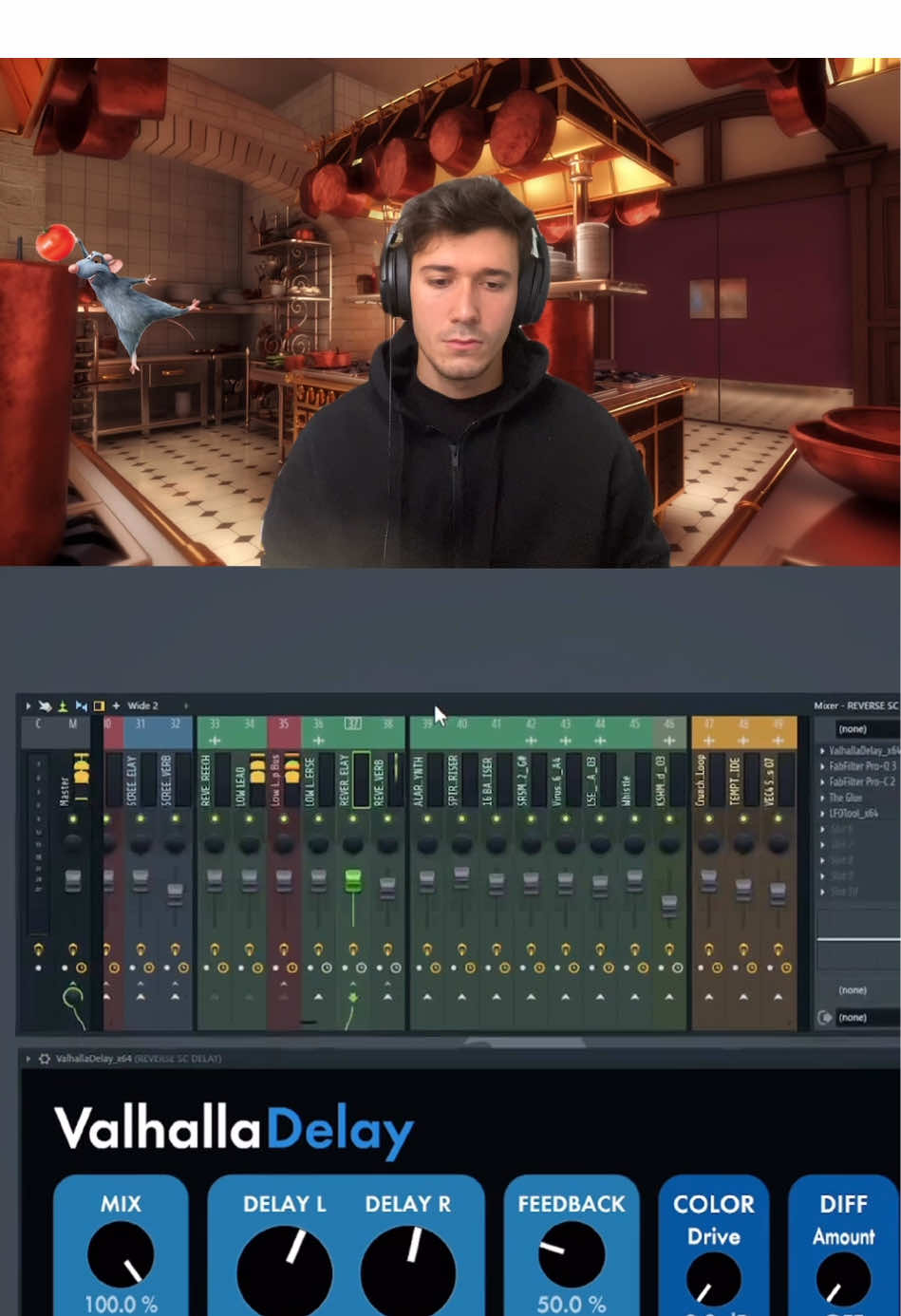 It was Remy’s recipe 👨‍🍳🤷‍♂️ #hardtechno #techno #flstudio #musicmaking #fyp 