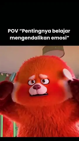 kalo tiap kali emosi kamu bisa langsung berubah jadi red panda kayak mei lee..  kira-kira udah berapa kali kamu jadi panda minggu ini? 😅🐼 film turning red ngajarin kita satu hal penting : 👉 emosi itu valid. Tapi cara kita mengelolanya itu yang bikin beda jadi, yuk belajar pause, tarik nafas, dan sadari apa yang kamu rasain tenangin diri dulu,  biar ga 