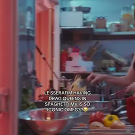 omgg drag queens in le sserafim mv soo iconic #fyp #kpop #kpopfyp #lesserafim #fearnot 