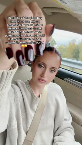 You have to file your natural nails first or they won’t last. #foryou #fyp #viralvideo 