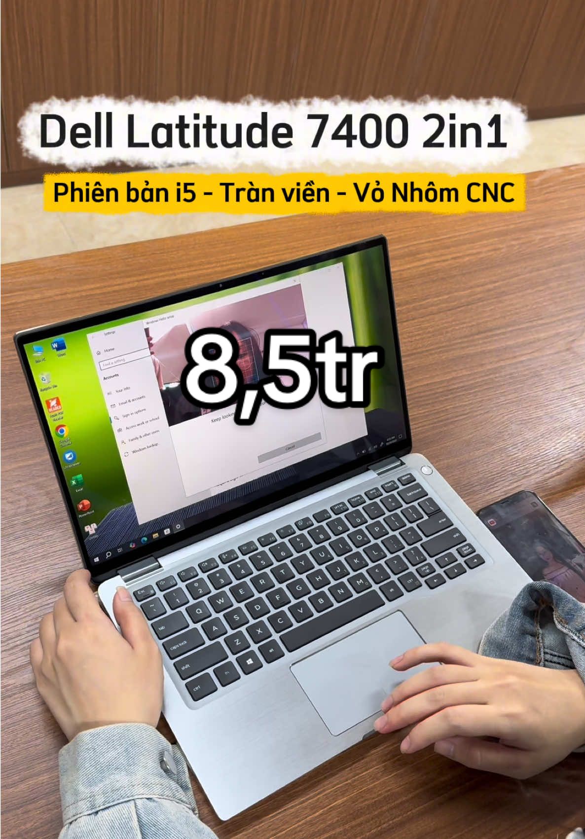 Laptop xoay gập x360 giá rẻ thiết kế cực đẹp : Dell Latitude 7400 2in1 phiên bản i5 #laptop #reviewlaptop #laptopsinhvien #laptopvanphong #laptopgiare 