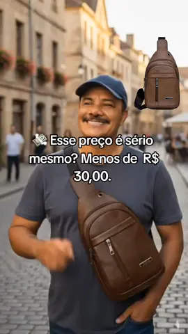 Pochete Couro Masculina / Femi #ShoppingTikTok #vitrine #tiktokshop 