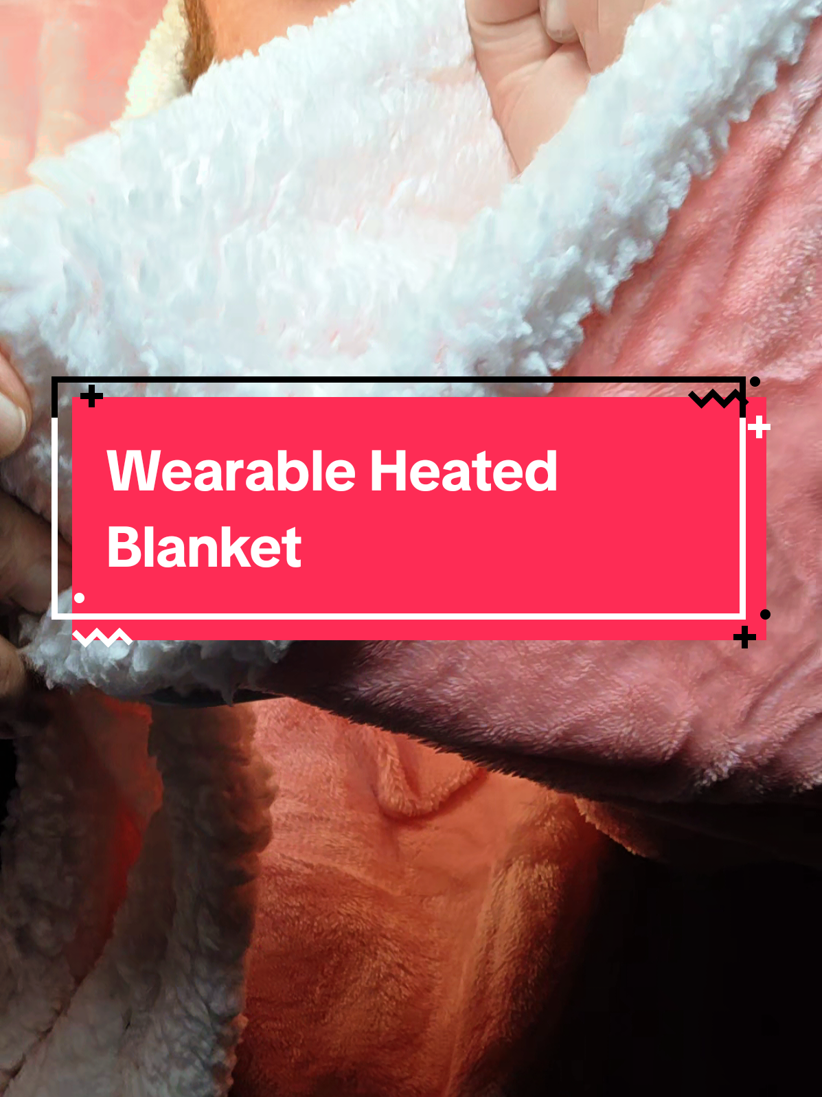 #wearableblanket #heatedblanket #sherpa #fleece #snowday 