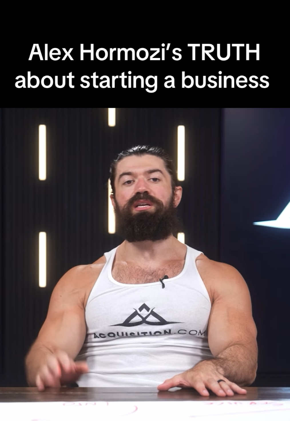 @Alex Hormozi advice to people getting started in business  #business 