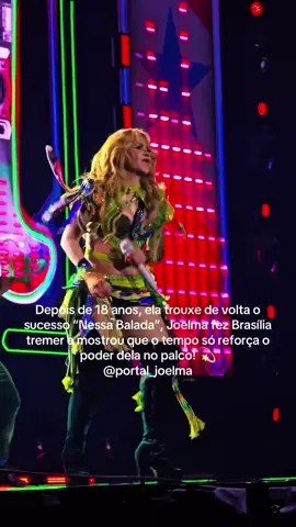 18 anos depois… ela fez o público delirar novamente! 🔥 . . . #joelma #calypso #dvd #brasilia #nostalgic 