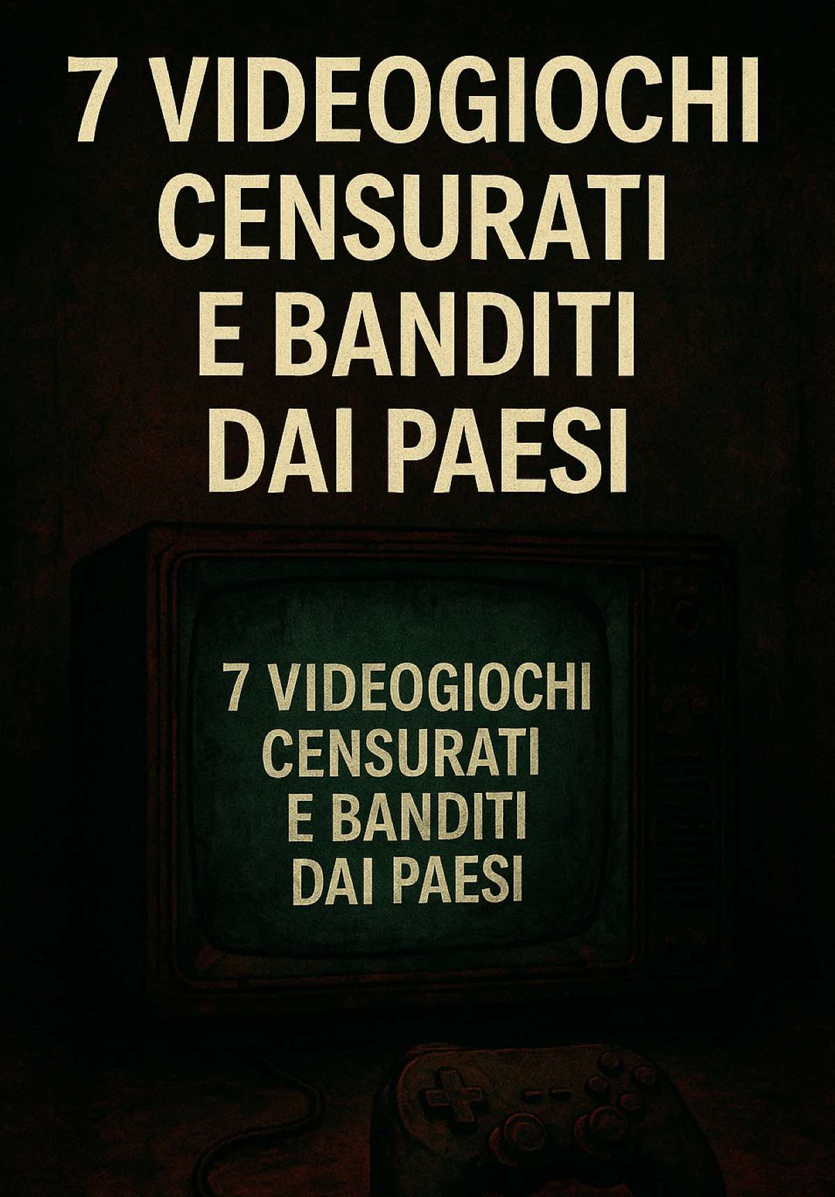 I 7 videogiochi horror censurati o BANDITI.  #spookyseason #horror #paranormal #videogames 