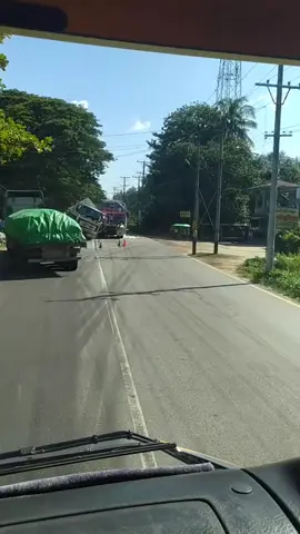 ဒီနေ့မနက် ဖြူးမှာဖြစ်သွားတာလေး🥺#ဂရုစိုက်ကြပါကားဆရာညီကိုများ #ဘေးကင်းကြပါစေ။ #🚚 #100kviews #fyppppppppppppppppppppppp 