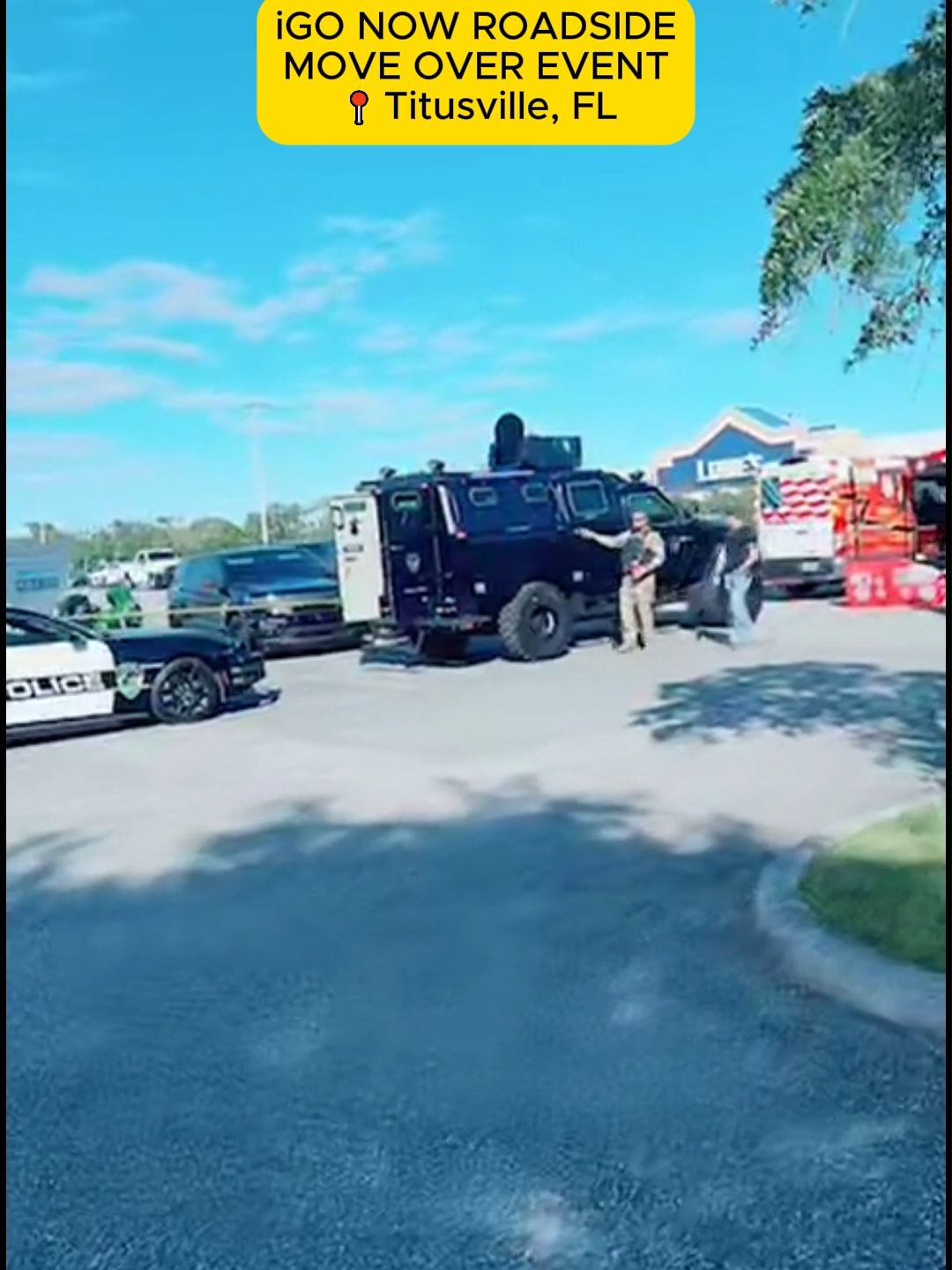 Let me give you a tour to thee iGo Now Roadside Move Over Event here in Titusville, Florida.  This event is here to raise awareness about the dangers our responders face daily. It's not just polite, it's the law: You must slow down or move over when approaching any stopped service vehicle. Let’s keep our Towing Family safe! #iGoNowMoveOver #MoveOverTitusville #iGoRoadsideEvent #SlowDownMoveOver #MoveOverAwareness #MoveOverLaw #SaveRoadsideWorkers #HonoringFallen #RoadsideSafety #SafetyFirst #TowLife #TowingAndRecovery #RoadSafety #ITRMFund #SurvivorFund #SupportingTowFamily#iGoNowMoveOver #towtrucklife #carandtruckaccessories #TowingFamily #towfamily #TowTruckDriver