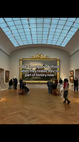 professor would be proud💀 #moneyheist#louvre#louvremuseum#fyp