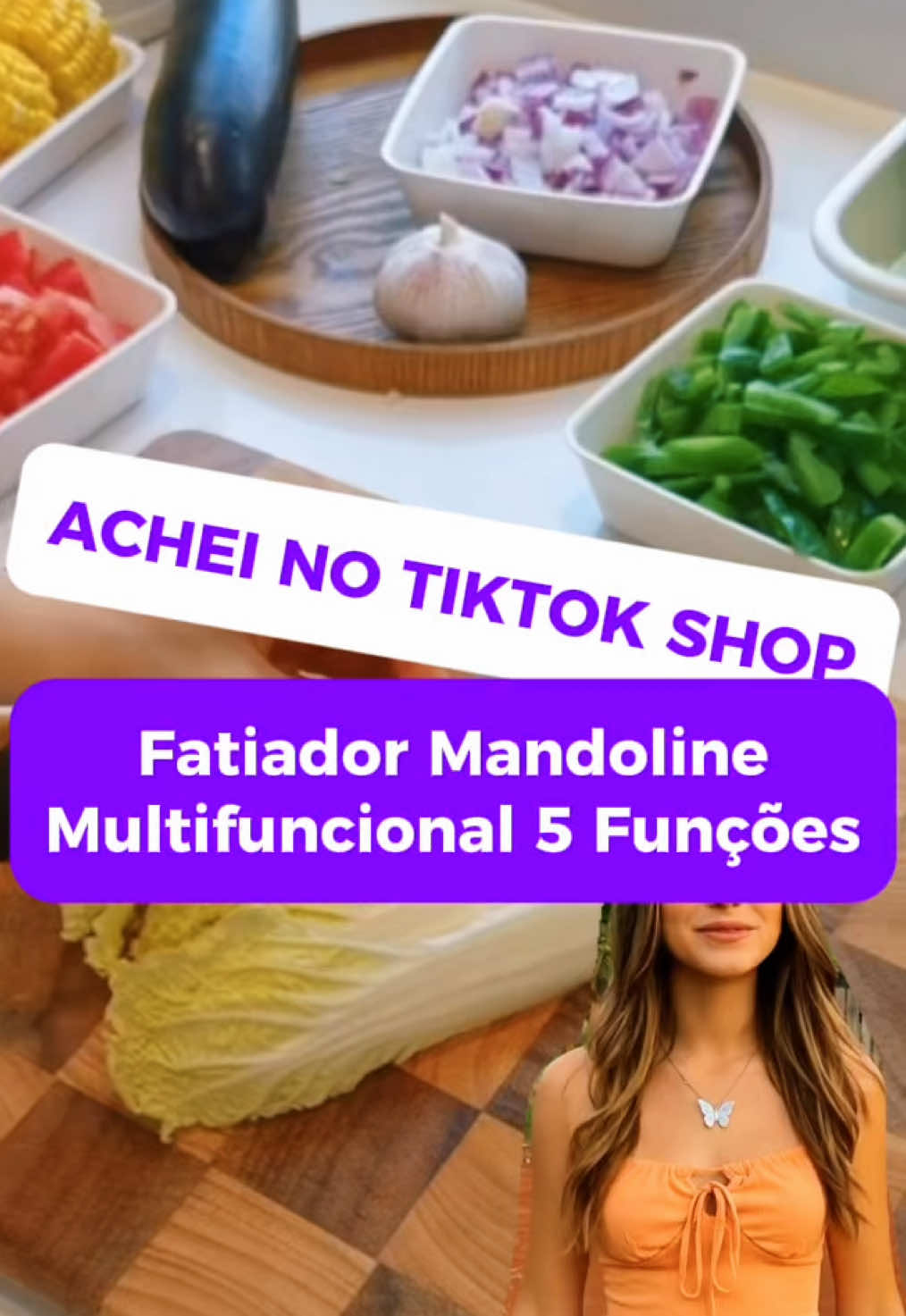 Cortador Fatiador Mandoline Multifuncional 5 Funções. #fatiadordelegumes #cozinha #donadecasa #eletrodomesticos #legumes 