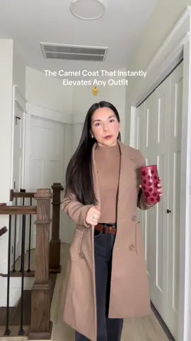 How to Look Expensive in Seconds Camel Coat Edition 🍂🤎🍁 #fallfashion #camelcoat #coatseason #trenchcoat #falloutfits  