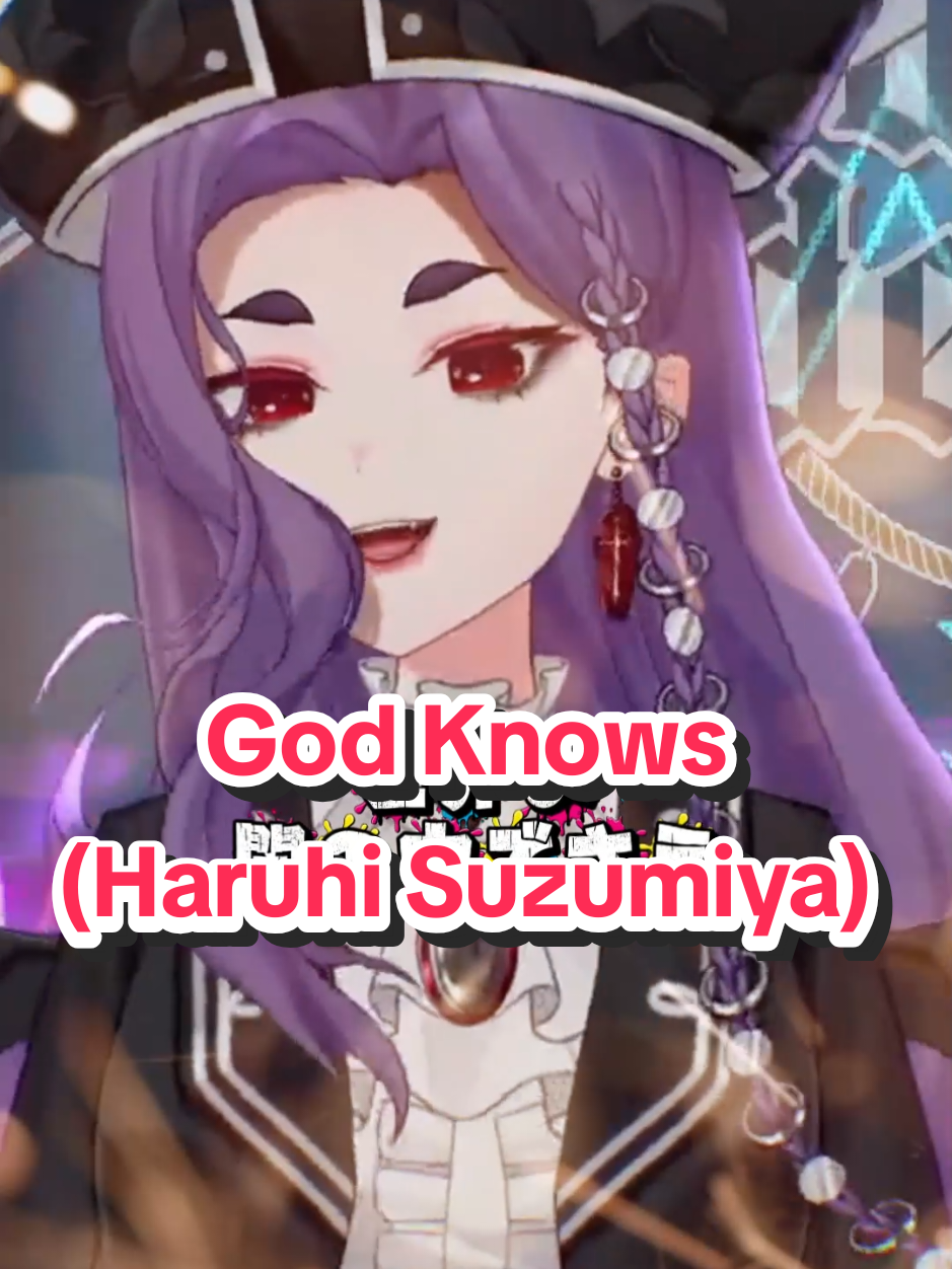 God Knows from The Melancholy of Haruhi Suzumiya (by Hirano Aya)  This clip is from my set in the V-Moe Idol Fest at OffKai Expo!!  #vtuber #cover #anime #vsinger #haruhi