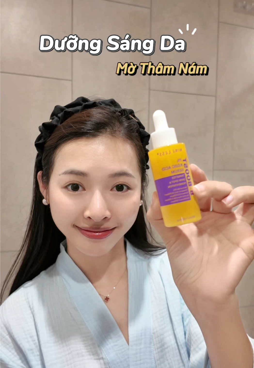 Dưỡng sáng da mờ thâm nám tàn nhang tác dụng oki đó mấy bà #nineless #serum #kojicacid #duongsangda #darkspots 