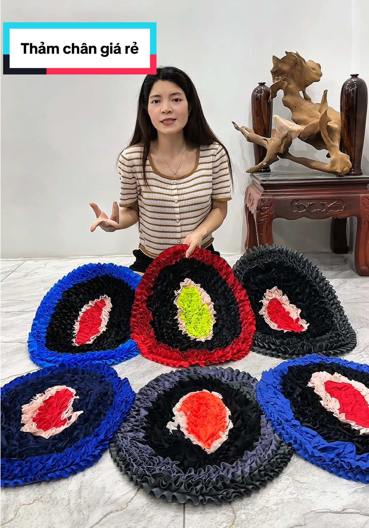 Thảm chân cotton giá rẻ #nhisuti #xuhuong #thamlauchan #thamlauchansieutham #thamlauchangiare 