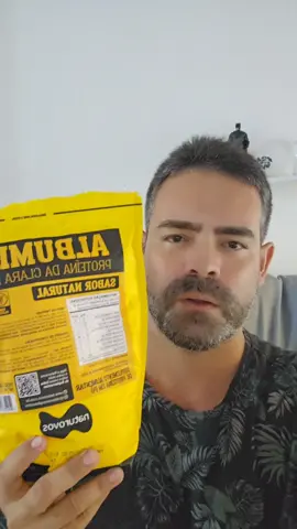 Albumina Refil 1kg Naturovos Sabor Natural Mais barato do que Whey Protein 