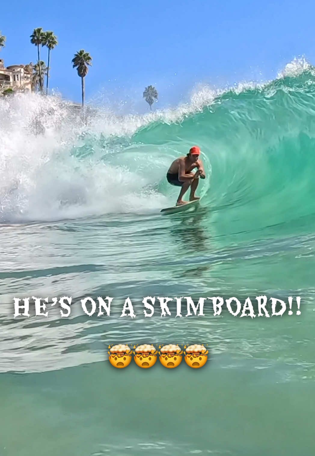 @Johnnywebergrills on a beautiful wave! Stoked to film this one from the water! 🤙🏼😎 - @GoPro #JohnnyWeberGrills #Skimboarding #SoLagLocal@