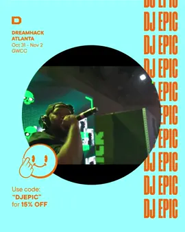 I’ll be at @DreamHack Atlanta October 31 - November 2nd! Meet me there and use my code “djepic” for 15% off your badges #dreamhackatlanta #dhatlanta #cosplay 