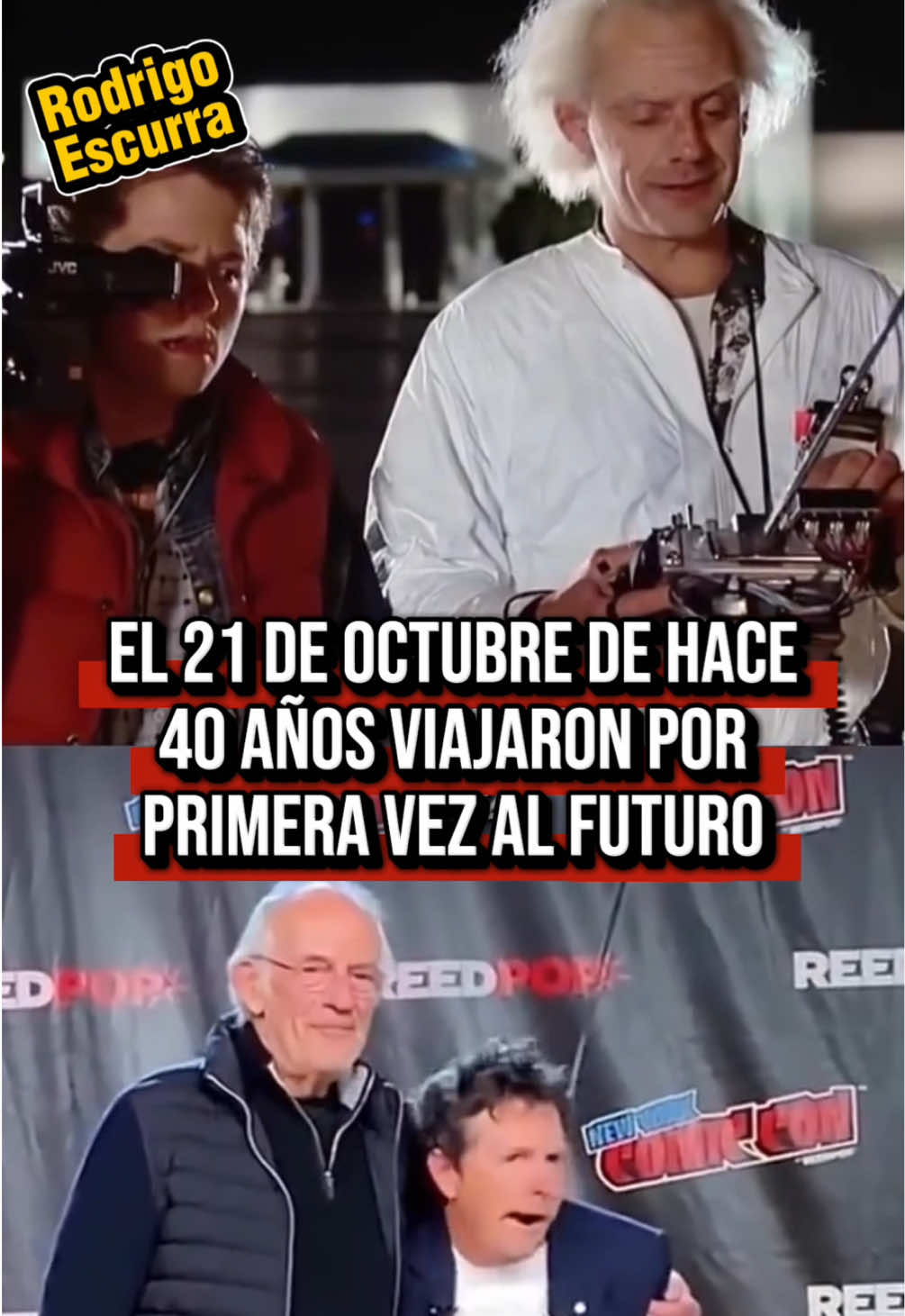 El día de Volver al futuro: un 21 de octubre de 1985, Marty McFly viajó al futuro por primera vez #volveralfuturo #backtothefuture #martymcfly #fyp #michaeljfox 
